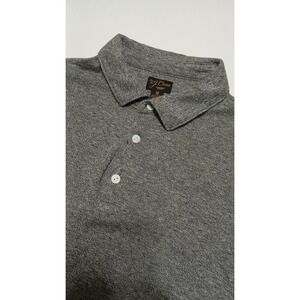 J Crew Mens Gray‎ Cashmere Blend Long Sleeve 1/4 Button Shirt Size Medium